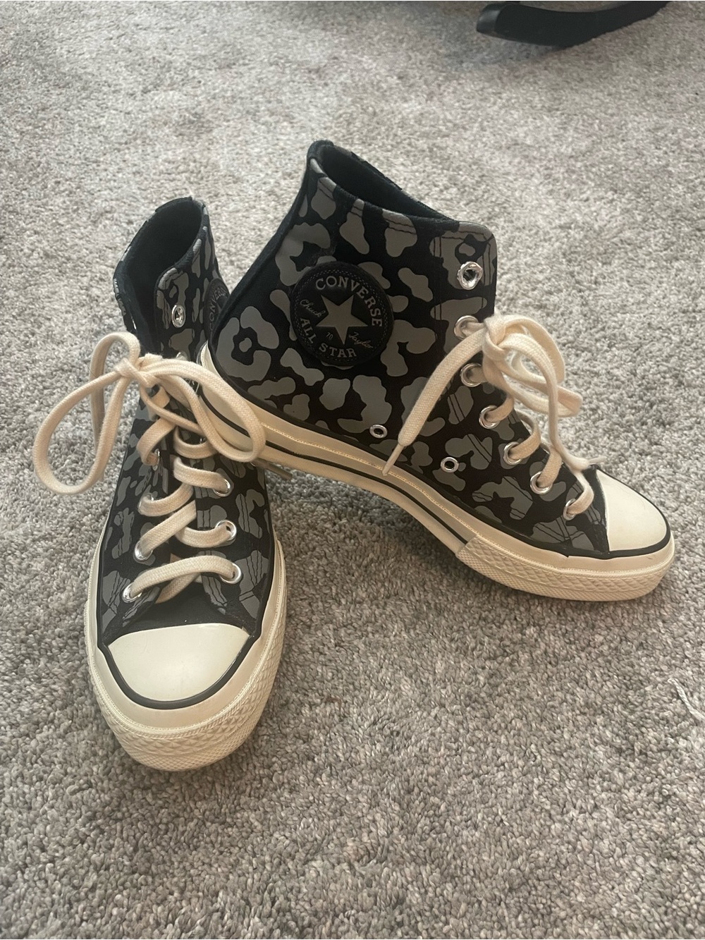 Converse Chuck 70 Hi "Reflective Leopard" 172256C Black/Egret